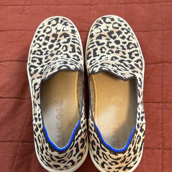 Women’s cheetah print Rothy’s “the original slip on sneaker “ - Picture 2 of 5